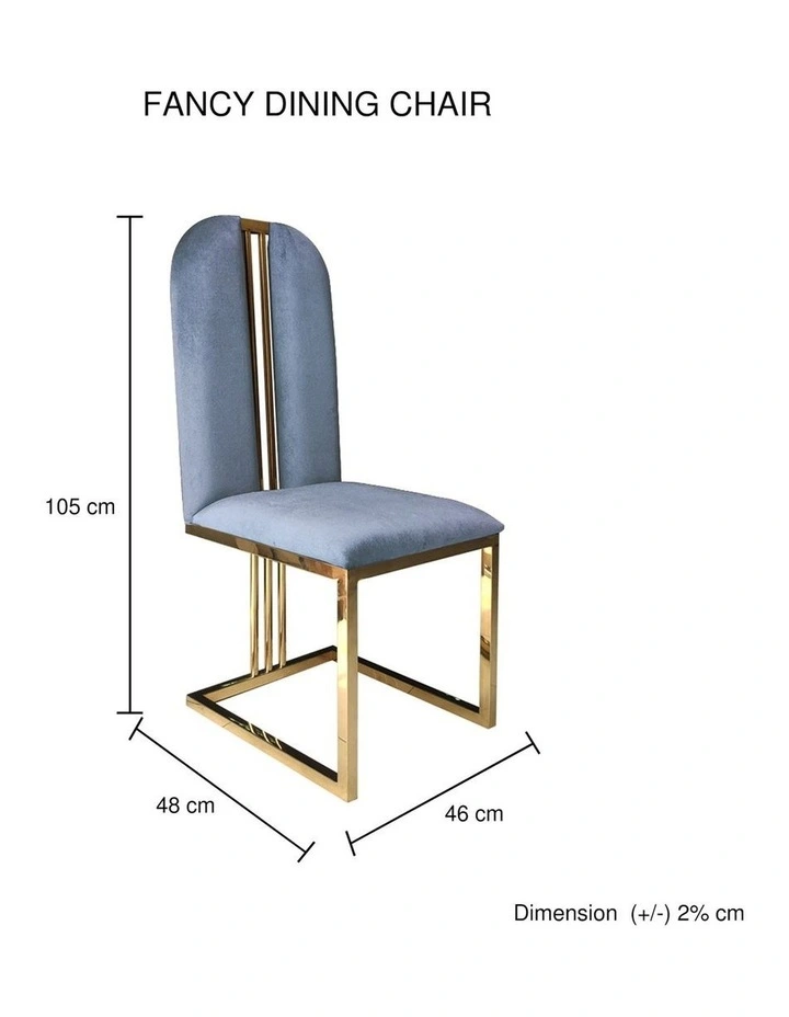 Dining Chairs 2x in Blue image 6
