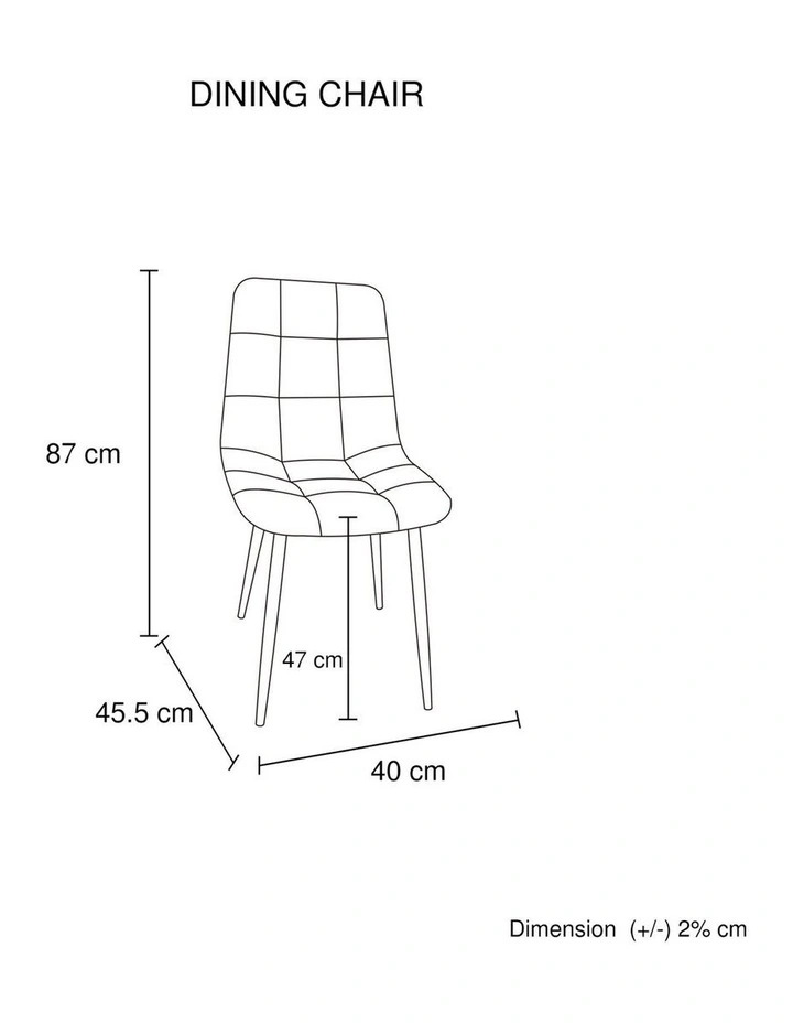 Dining Chair 6x in Dark Grey image 7