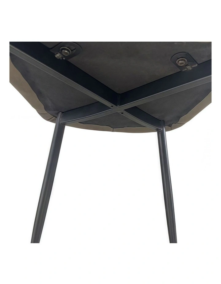 Faux Leather Dining Chairs 6x in Brown image 5