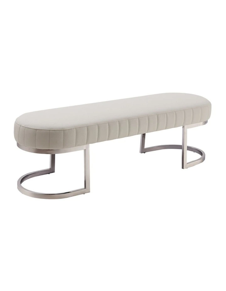 Bench Chair in Cream image 1