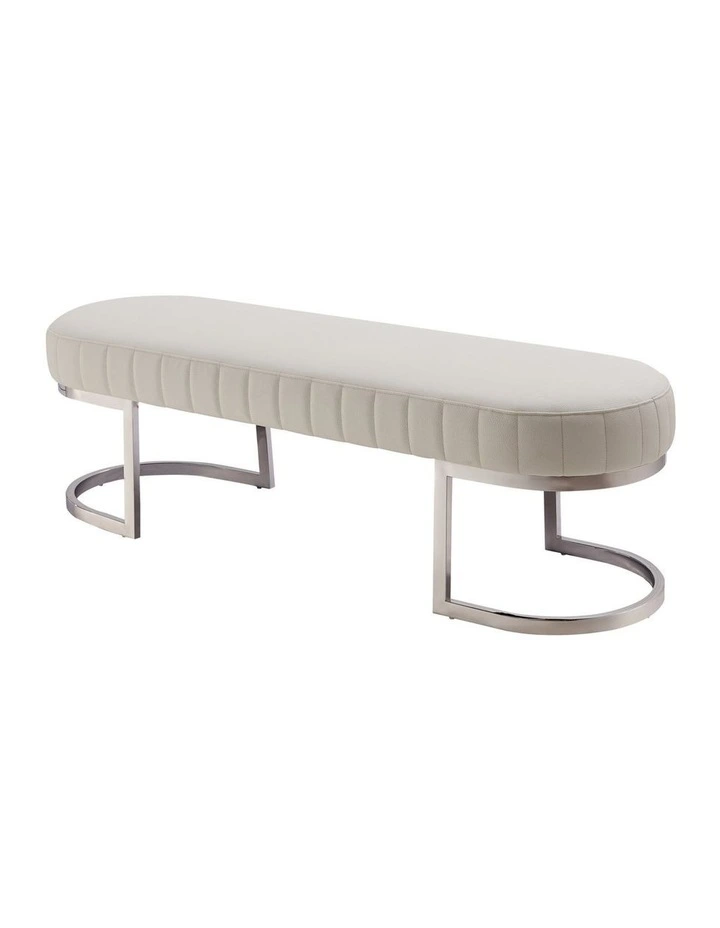 Bench Chair in Cream image 2