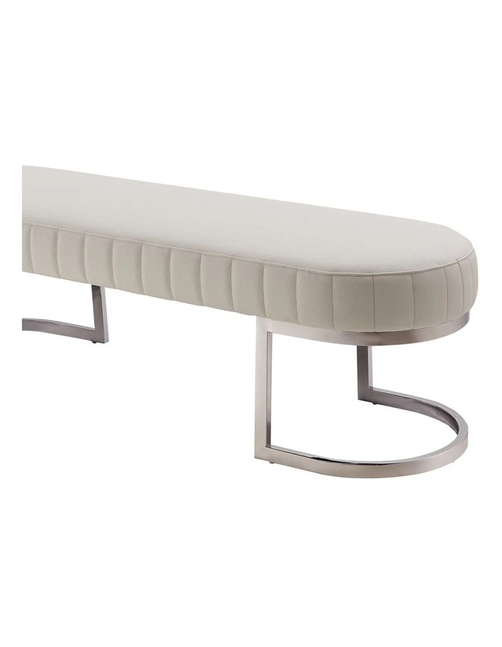 Bench Chair in Cream image 3
