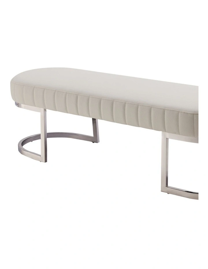 Bench Chair in Cream image 4