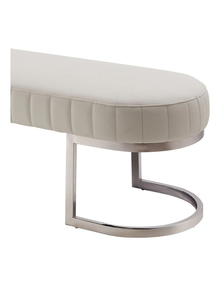 Bench Chair in Cream image 5