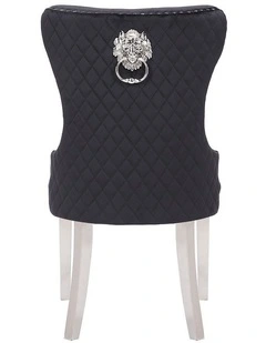 Dining Chairs 2 Piece in Black