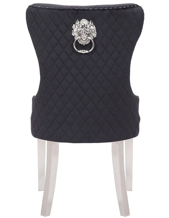 Dining Chairs 2 Piece in Black image 1