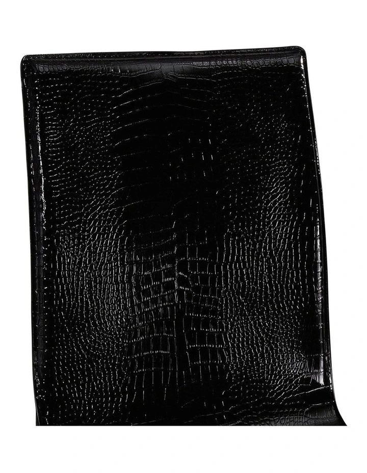 PU Leather Dining Chairs 2 Piece in Black image 4