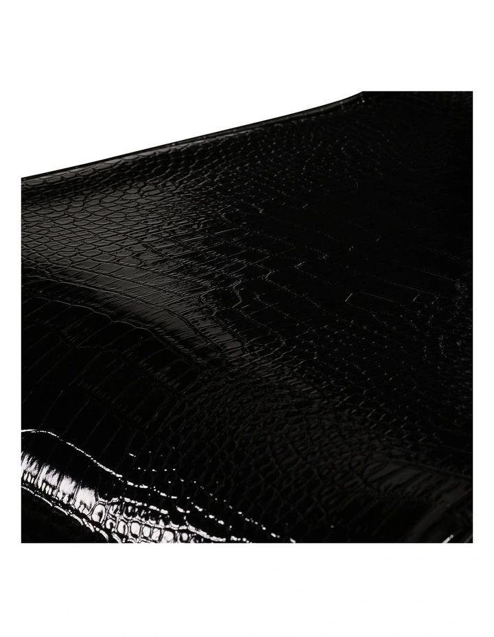 PU Leather Dining Chairs 2 Piece in Black image 5