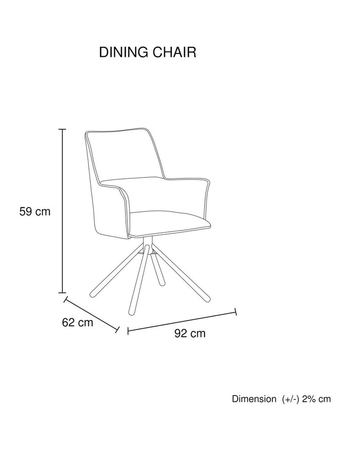 Linen Fabric Seat With Iron Legs Dining Chairs 2 Piece in Green image 7