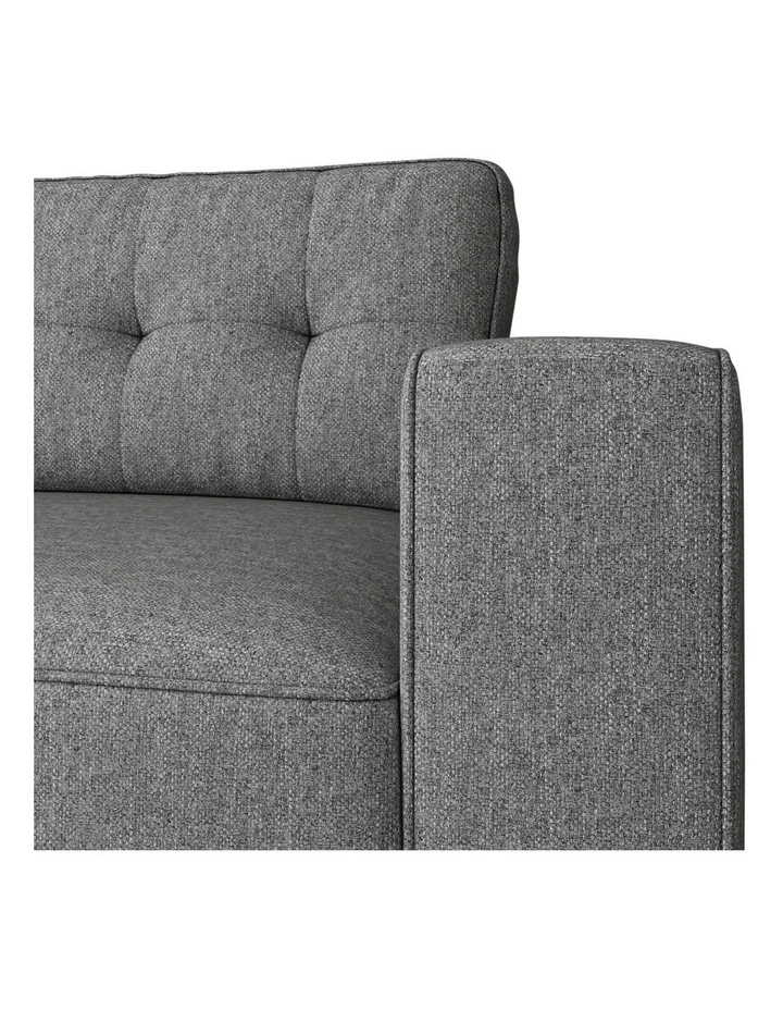 2 3 Seater Fabric Sofa in Grey image 6