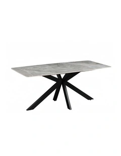 Sintered Stone Top Dining Table in Grey