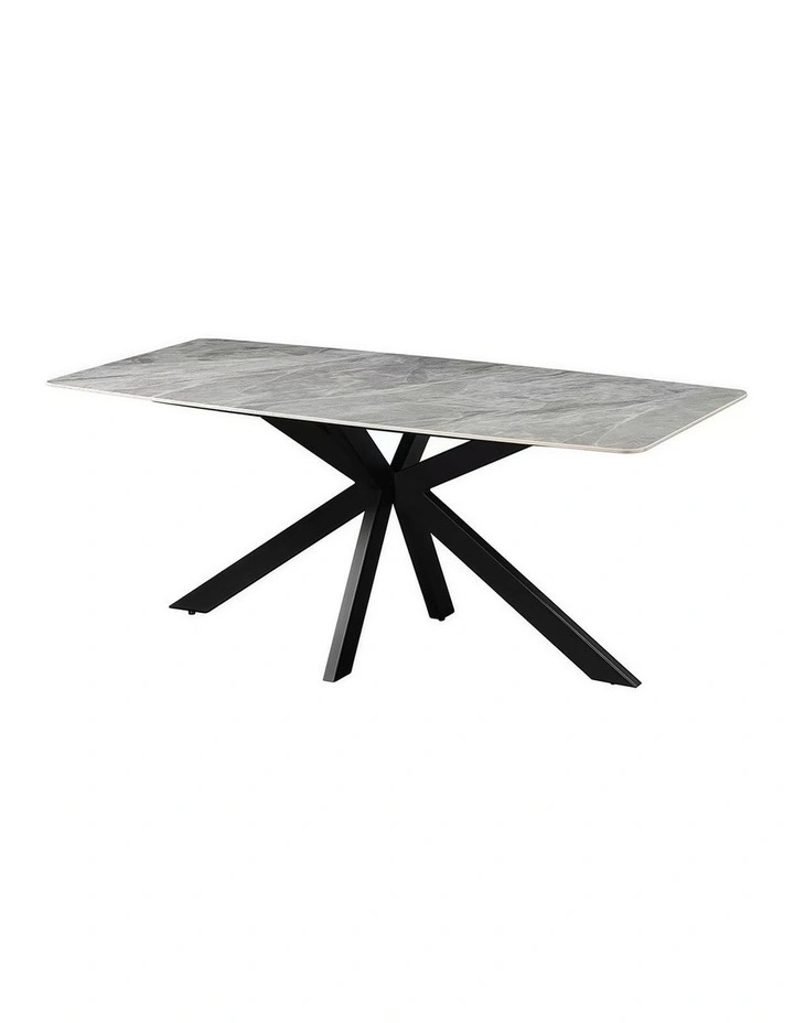 Sintered Stone Top Dining Table in Grey image 3