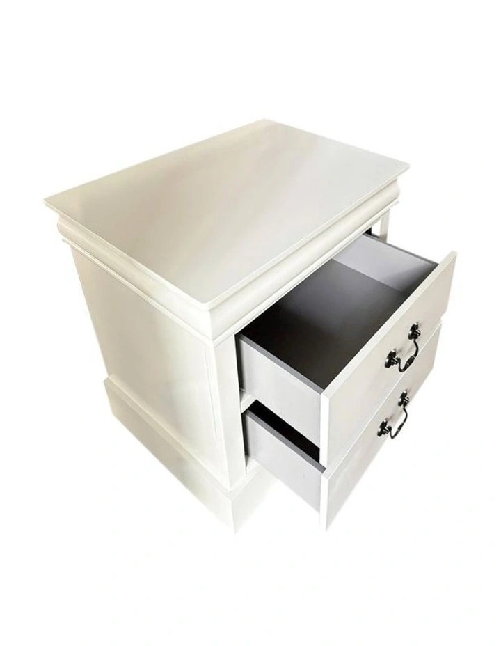 Bedside Table in White image 3