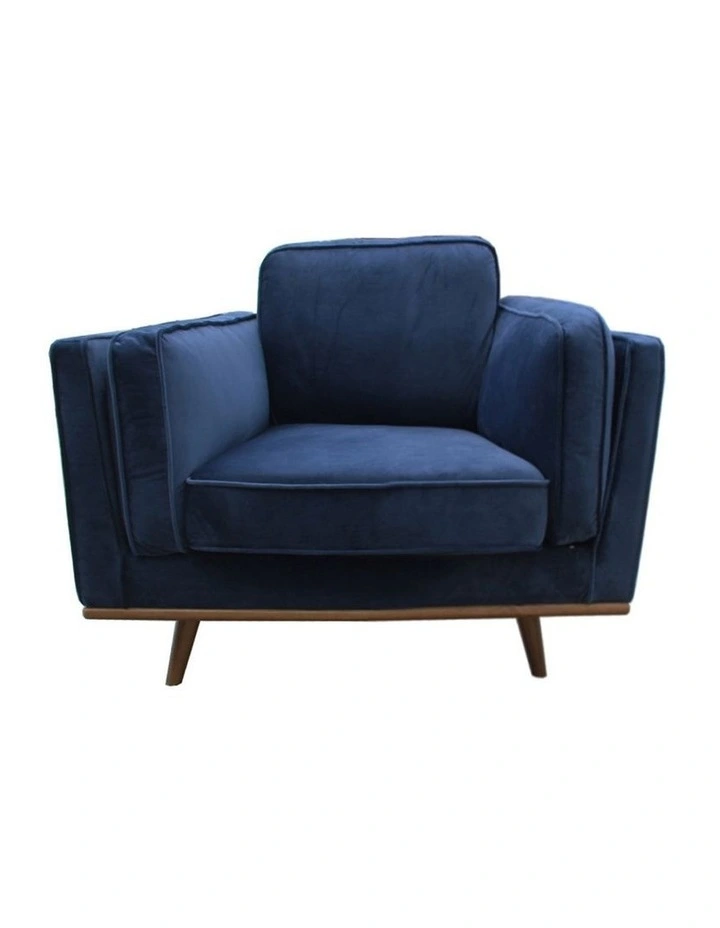 Single Seater Sofa in Blue image 1