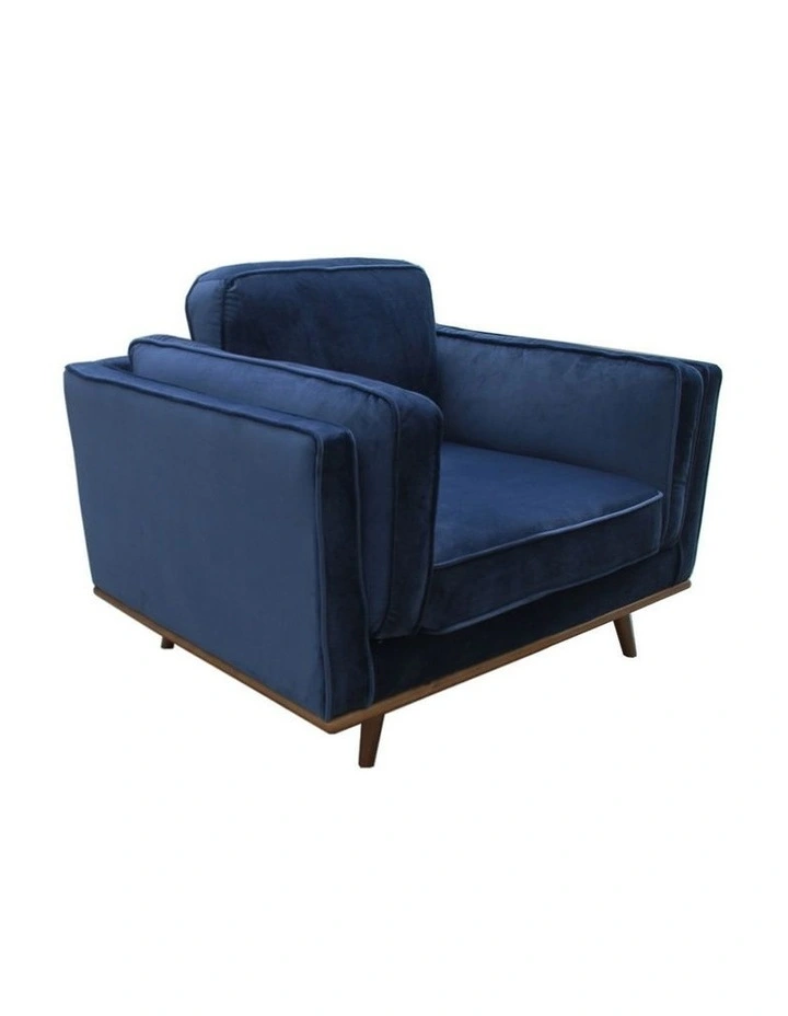 Single Seater Sofa in Blue image 2