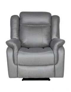 1 Seater Recliner Sofa in Grey