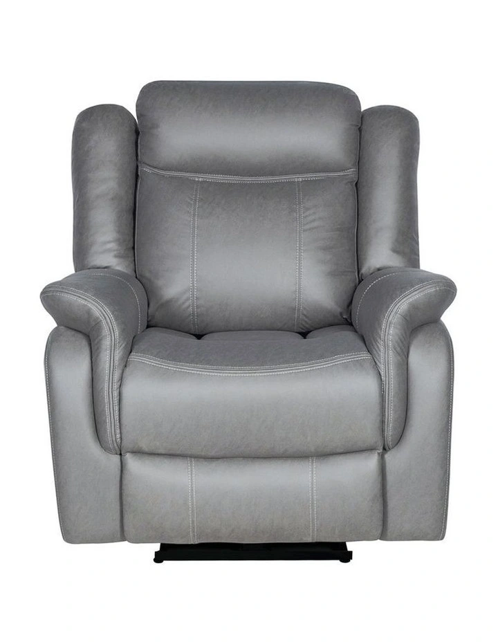 1 Seater Recliner Sofa in Grey image 1