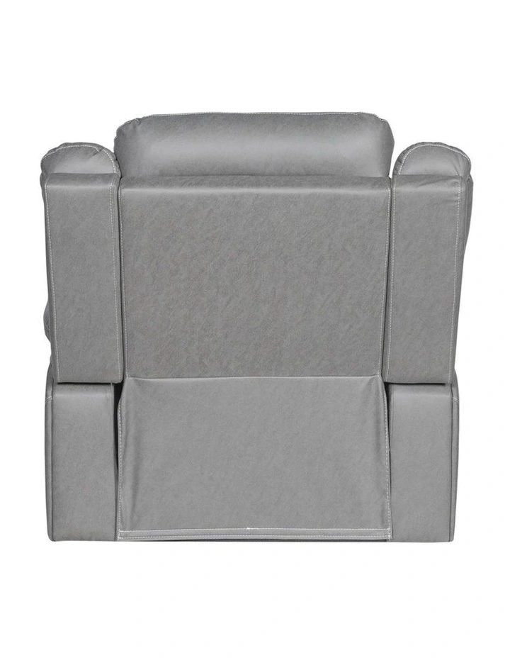 1 Seater Recliner Sofa in Grey image 4