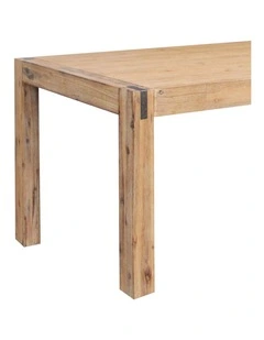 Dining Table Solid Acacia 180cm in Oak