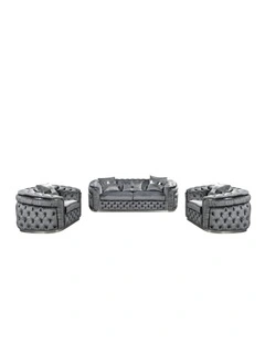 3 1 1 Seater Sofa Set in Grey