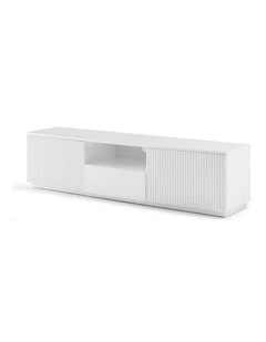 TV Cabinet MDF in Glossy White