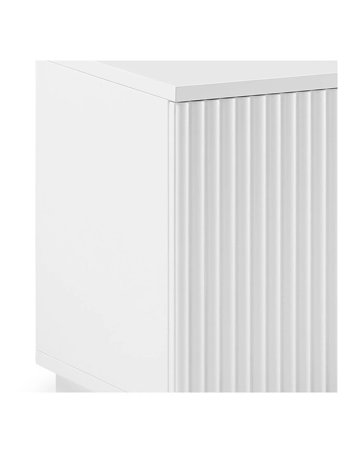 TV Cabinet MDF in Glossy White image 3