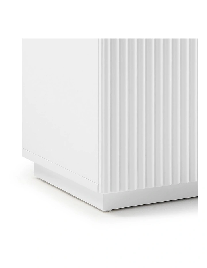 TV Cabinet MDF in Glossy White image 6