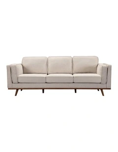 Fabric 3 Seater Sofa in Beige