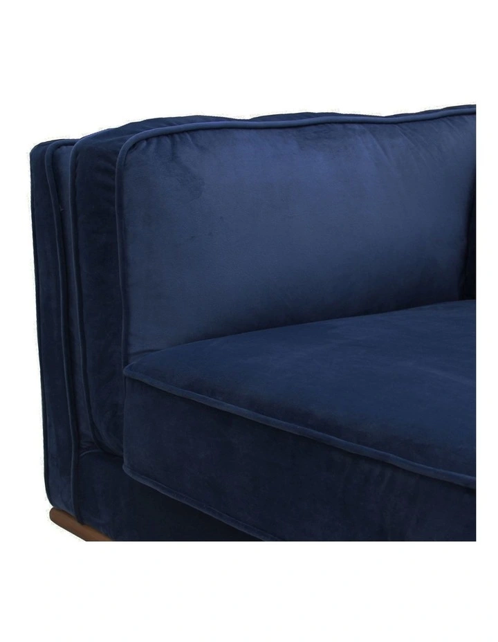 Fabric 2 Seater Sofa in Blue image 5