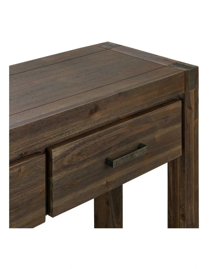 Solid Acacia Hall Table in Chocolate image 3