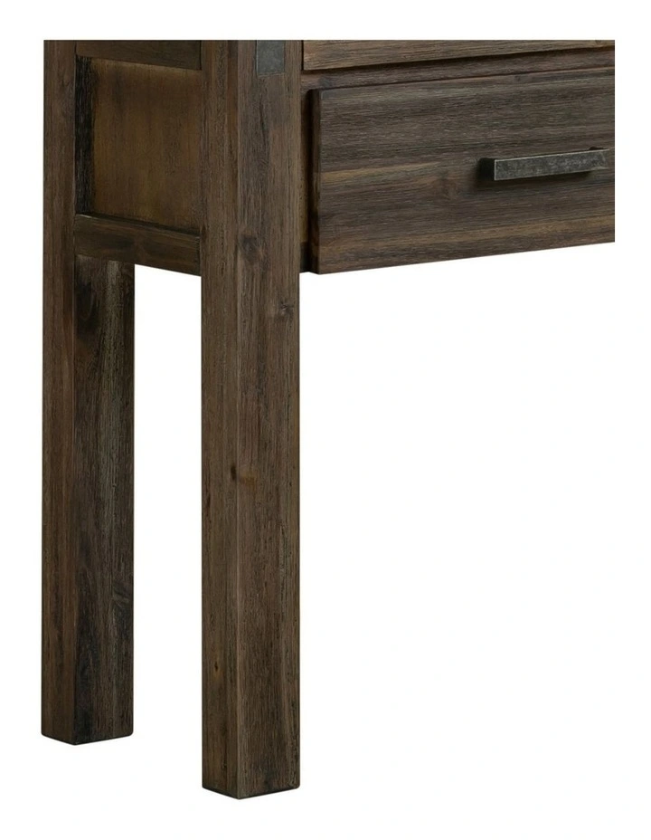 Solid Acacia Hall Table in Chocolate image 4