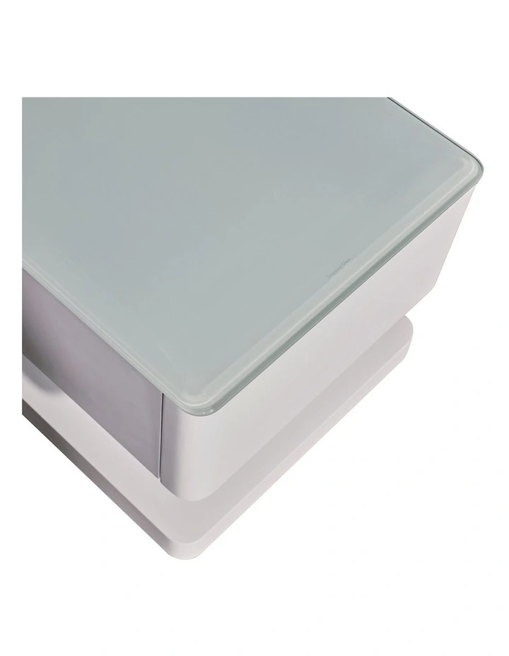 High Glossy TV Cabinet in White image 5