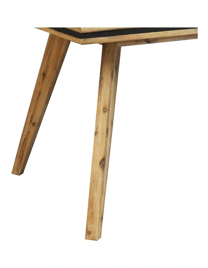 Solid Acacia Dining Table 180cm in Silver Brush image 3
