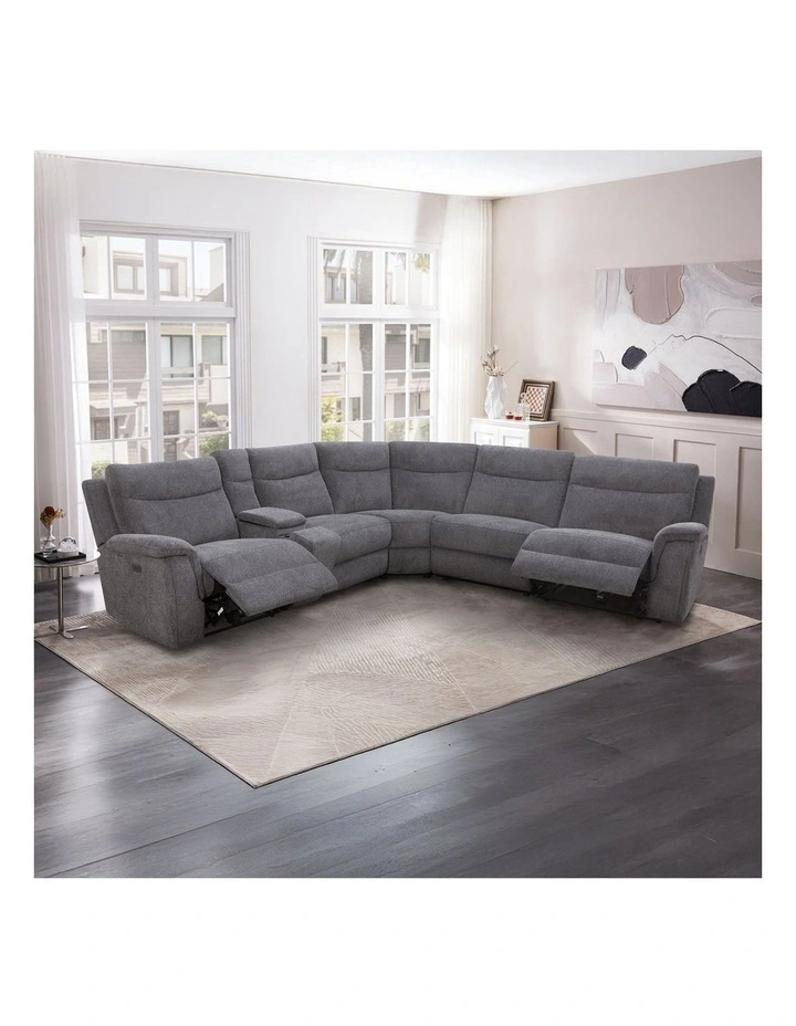 Sectional Corner Modular Lounge Suite in Graphite Colour image 2