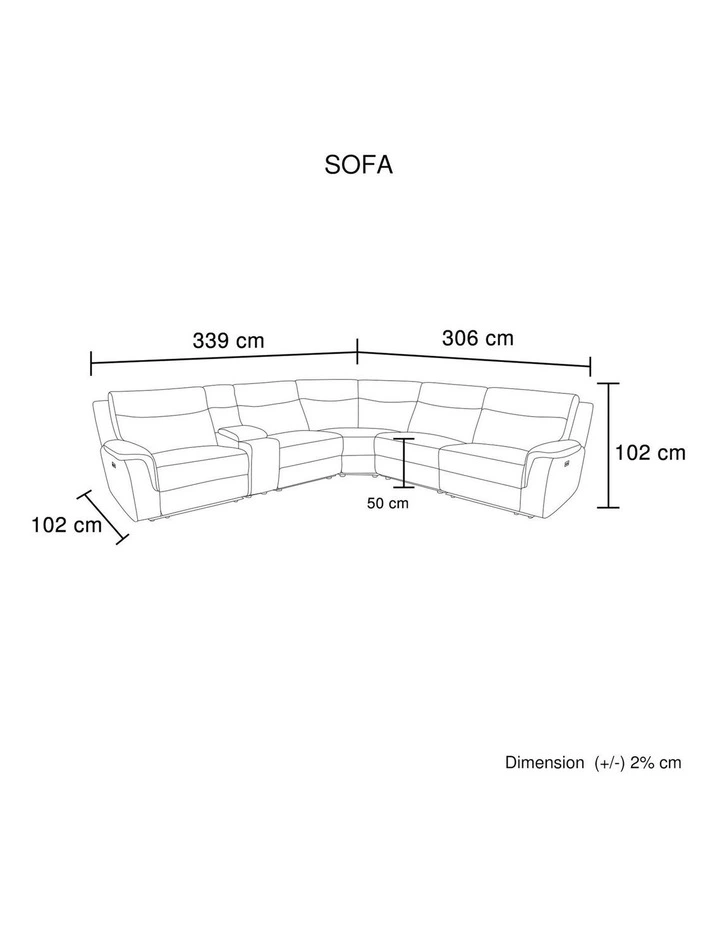 Sectional Corner Modular Lounge Suite in Graphite Colour image 7