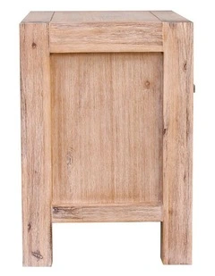 Solid Night Stand Bedside Table in Oak