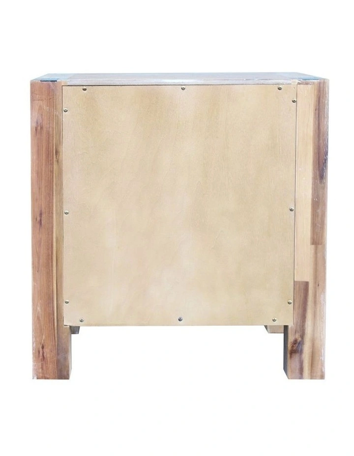 Solid Night Stand Bedside Table in Oak image 3
