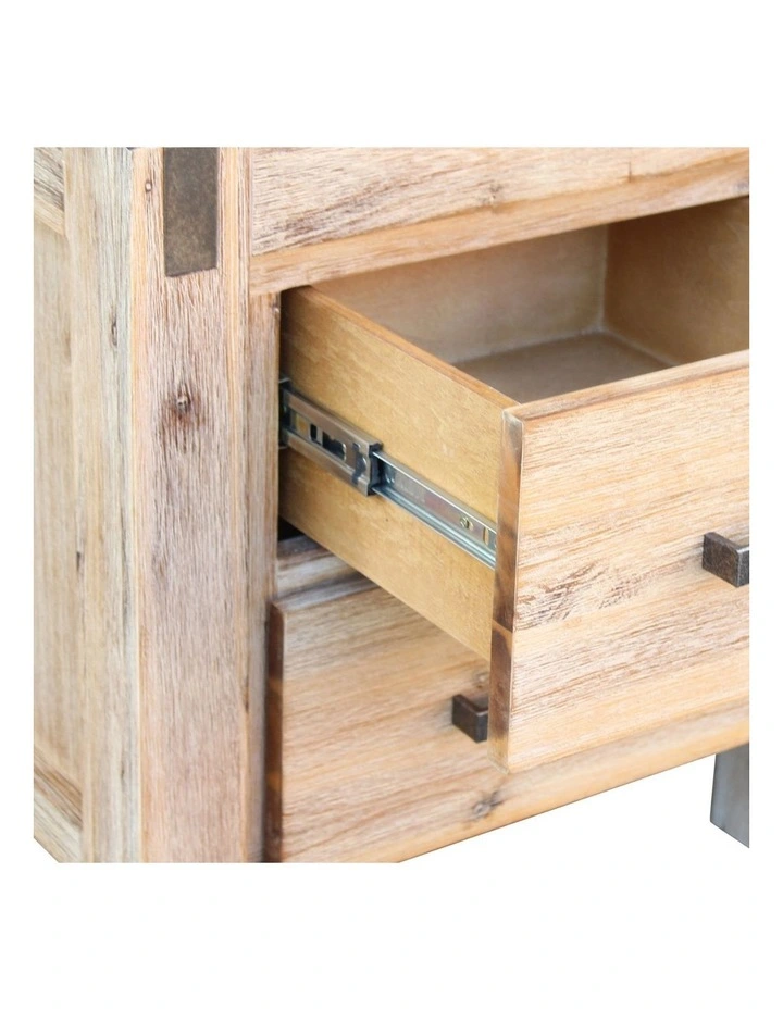 Solid Night Stand Bedside Table in Oak image 6