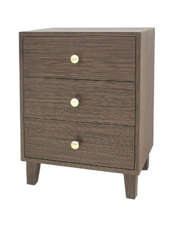 Mdf Bedside Table in Brown Colour image 3