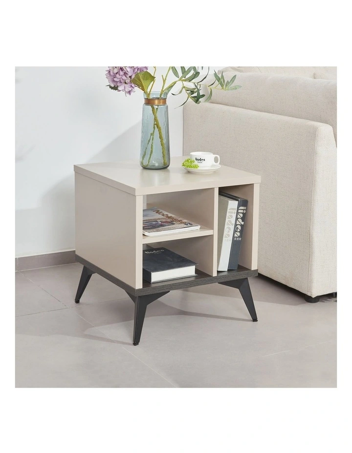 MDF Lamp Table in Champagne image 2