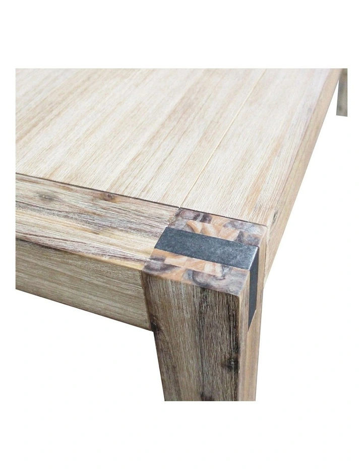Solid Acacia Dining Table 210cm in Oak image 4