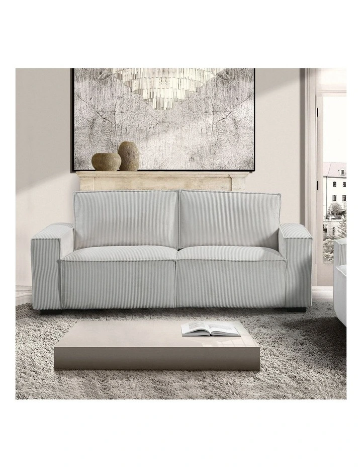 Fabric Sofa 3 Seater in Beige image 2