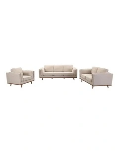 Fabric Sofa 3+2+1 Seater in Beige