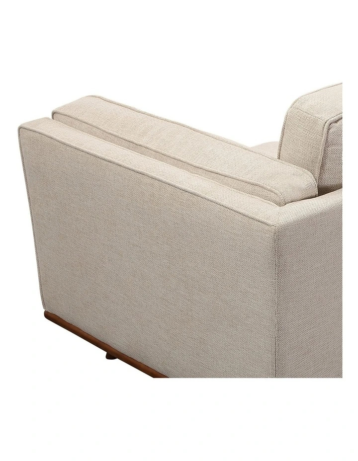 Fabric Sofa 3+2+1 Seater in Beige image 7