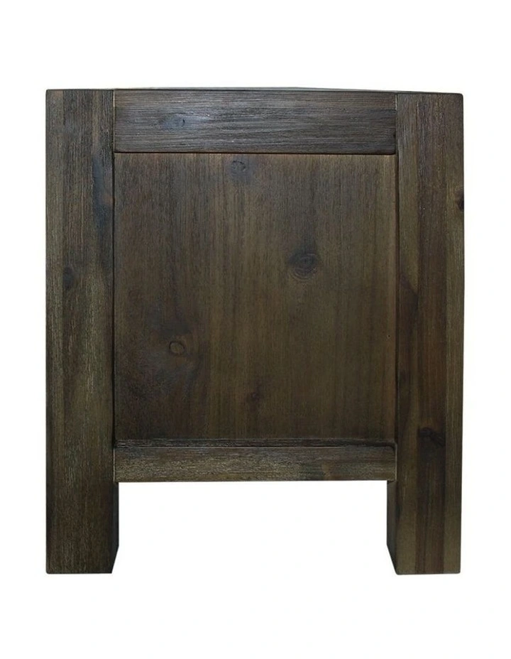 Solid Acacia TV Cabinet in Chocolate image 3