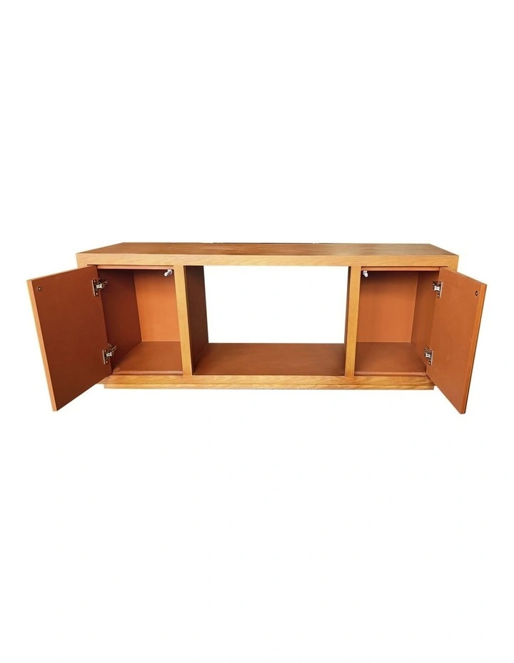 MDF TV Cabinet in Brown image 4