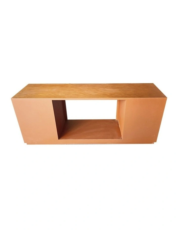 MDF TV Cabinet in Brown image 6
