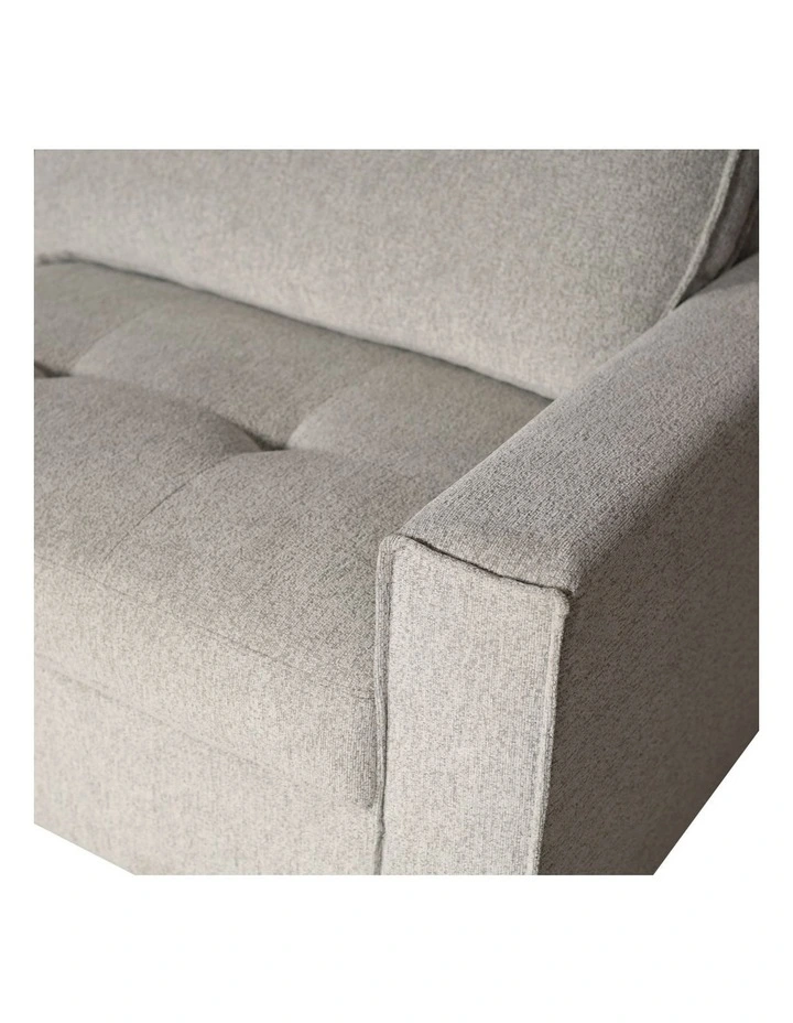 Polyester Fabric 2 Seater Sofa in Grey image 3