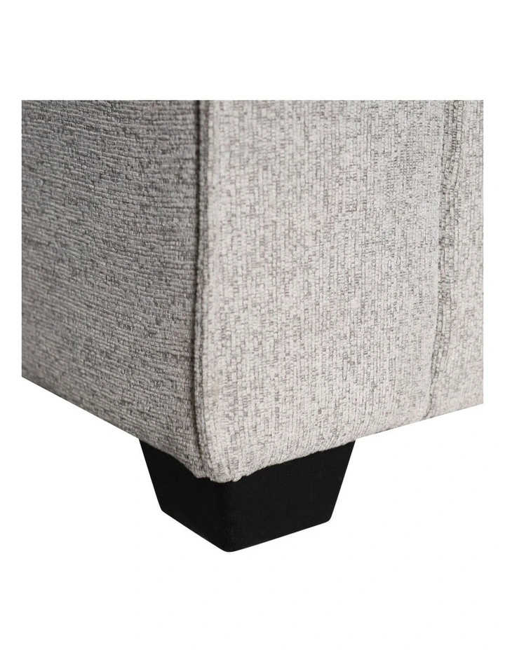 Polyester Fabric 2 Seater Sofa in Grey image 6