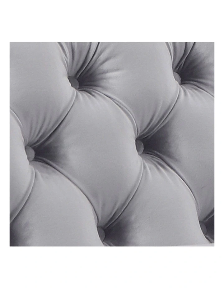 3R 2R 1R Sofa Tufted in Grey Velvet image 5